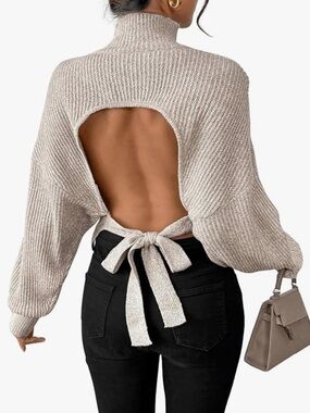 Princess Polly open back sweater